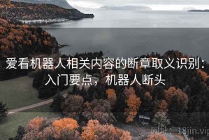 爱看机器人相关内容的断章取义识别：入门要点，机器人断头