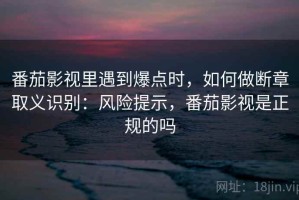 番茄影视里遇到爆点时，如何做断章取义识别：风险提示，番茄影视是正规的吗