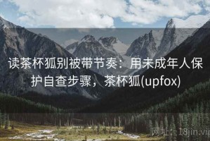 读茶杯狐别被带节奏：用未成年人保护自查步骤，茶杯狐(upfox)