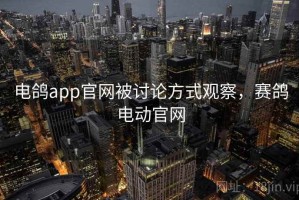 电鸽app官网被讨论方式观察，赛鸽电动官网