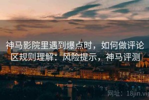 神马影院里遇到爆点时，如何做评论区规则理解：风险提示，神马评测