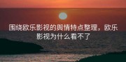 围绕欧乐影视的舆情特点整理，欧乐影视为什么看不了