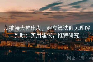 从推特大神出发，建立算法偏见理解判断：实用建议，推特研究