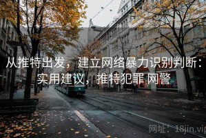 从推特出发，建立网络暴力识别判断：实用建议，推特犯罪 网警
