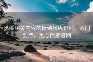 觅圈相关内容的情绪操纵识别：入门要点，觅心情感官网