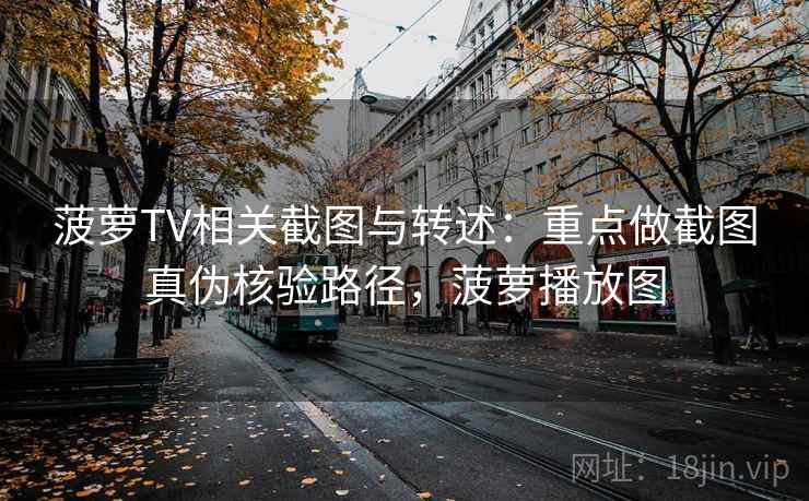 菠萝TV相关截图与转述：重点做截图真伪核验路径，菠萝播放图
