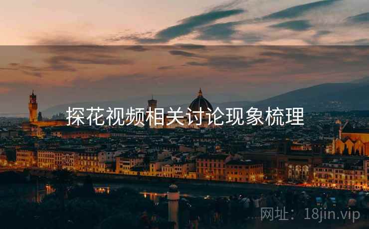 探花视频相关讨论现象梳理