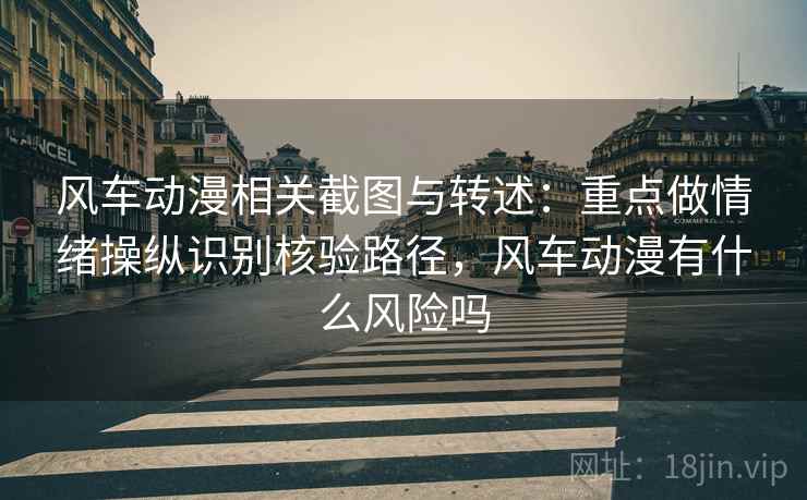 风车动漫相关截图与转述：重点做情绪操纵识别核验路径，风车动漫有什么风险吗